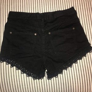 Free People shorts lace